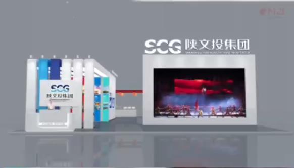 西安2021年旅博会展览搭建中